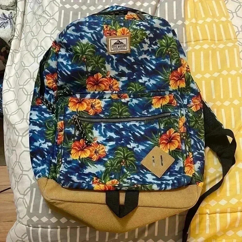 Steve Madden Tropical Print Backpack
